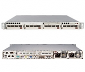 Platforma 1020P-TRB, H8DSP-i, SC816T-R700, 1U, Dual Opteron 200, 2xGbE, HT1000, Redudant 700W, Black foto1